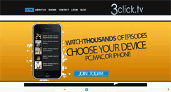 Desktop Screenshot of 3click.tv